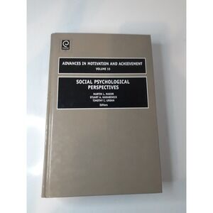 Martin L. Maehr Social Psychological Perspectives (Hardback)